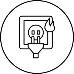 Electricity Fire Icon