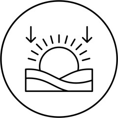 Sunset Icon