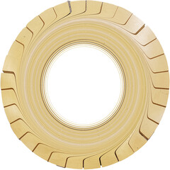 abstract yellow brown golden circle object