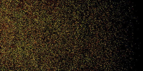  黒背景に金色風のキラキラしたイラスト素材