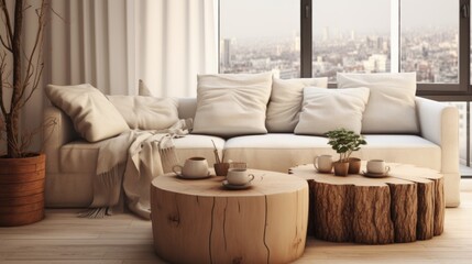 living room interior with fireplace