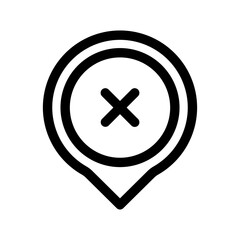 Geographic Pinpoint Location Icon - geographic, pinpoint, location, map, marker, icon, GPS