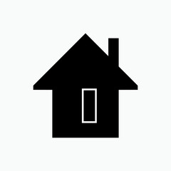 Home Icon. Residence Symbol - Vector.   