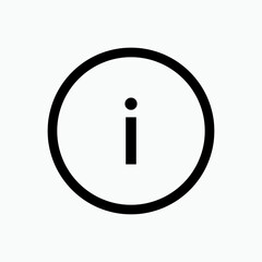 Info Icon. Information, Help Desk Symbol - Vector.