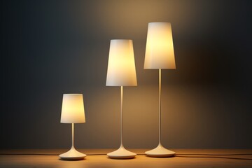 Lamps collection. Generated AI.