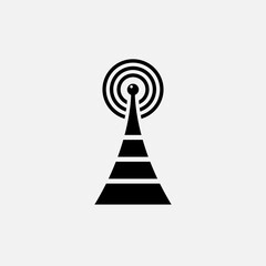 Signal Icon . Wifi, Transmission Symbol.  Sign and Symbol for Design, Presentation, Website or Apps Elements  –  Vector.      