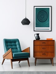 living interior with furniture
