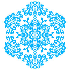 Beauty batik ethnic dayak borneo vector graphics of beautiful  gradient petals art with a luxurious and dynamic design