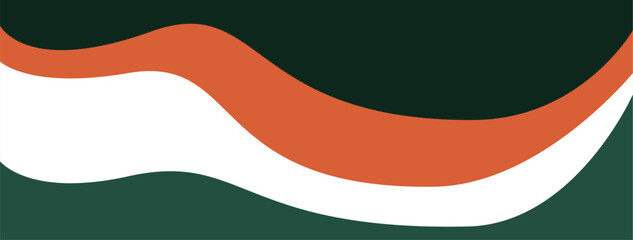 Minimalist background with green and orange color.