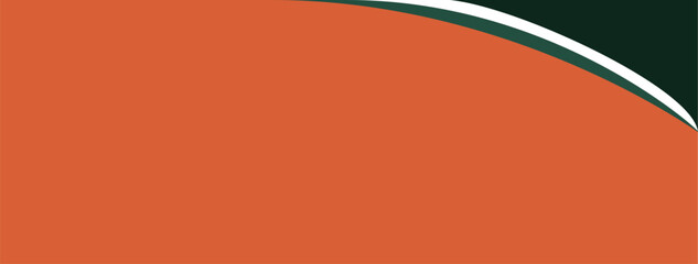 Minimalist background with green and orange color.