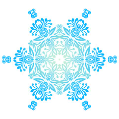 Beauty batik ethnic dayak borneo vector graphics of beautiful  gradient petals art with a luxurious and dynamic design