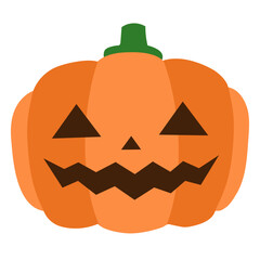 ハロウィンのかぼちゃのベクターイラスト