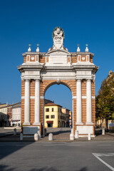 Fototapeta na wymiar Arco Ganganelli. Santarcangelo di Romanga, Rimini, Emilia Romagna, Italy, Europe.
