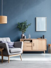 modern living room with sofa