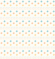 Seamless patterns, hand-drawn in graphic style