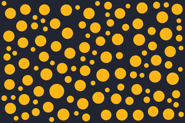pattern with yellow circles