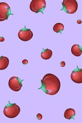 seamless background with tomato 