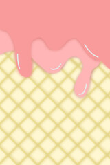 background with ice cream 
