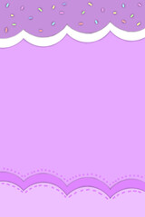 pink background with ribbon