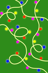 abstract background with christmas tree