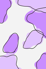 set of pink and purple cream