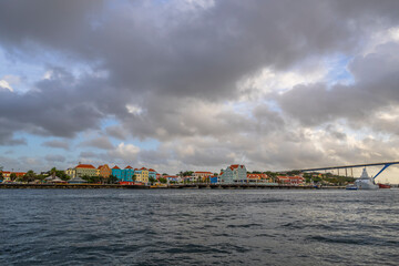 Picturesque view of downtown Willemstad - Curacao - Caribbean
