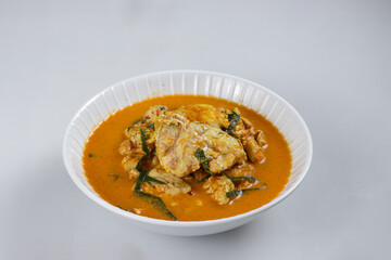 Gulai Banak or Gulai Otak Sapi is a Popular Dish of Cow Brain Curry From Padang, Sumatera Barat.