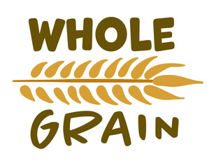 Whole grain logotype, agriculture and horticulture