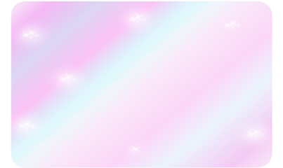 Light pink and blue pastel background with sparking star