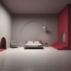 badroom, disign, minimalism