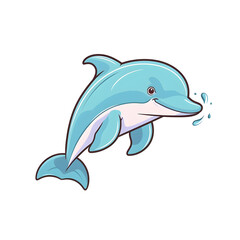 cartoon dolphin