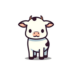 Fototapeta premium cartoon cow