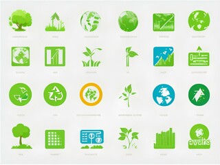 24 icons set of ecology icons
