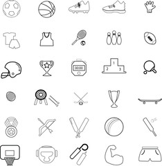 set of icons
