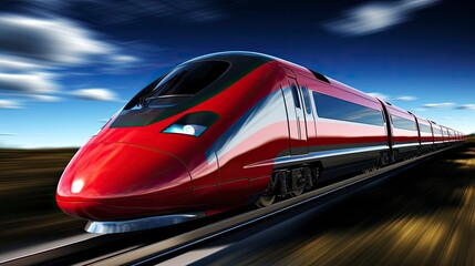 High Speed Train, Transportation, Generative AI