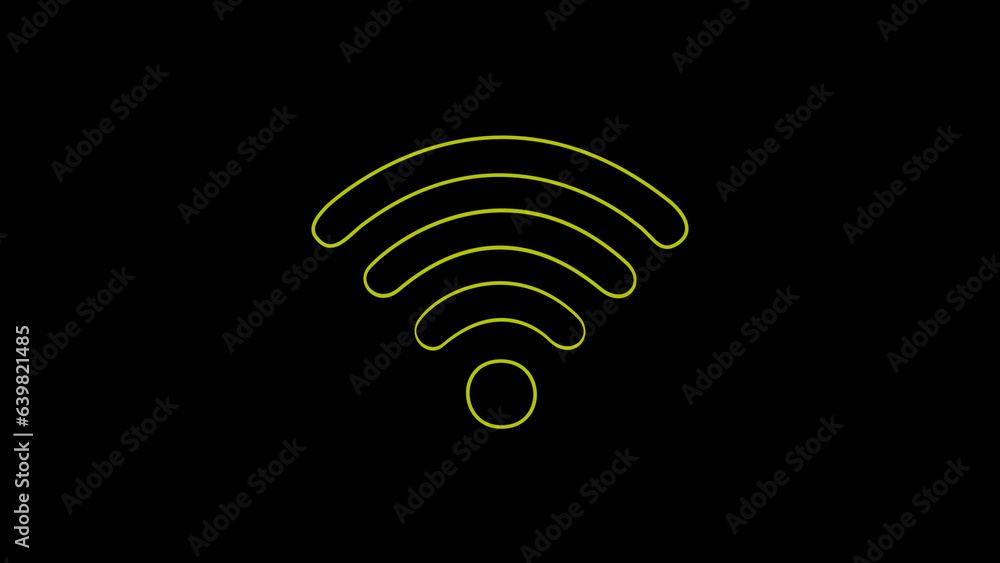 Poster wifi signal icon. wifi sign. wireless internet connection signal. wi-fi icon. wifi symbol. wireless 