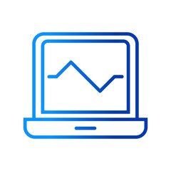 Line Chart Icon, Line Graphs, Marketing Trends, Data Analysis, Charts