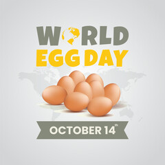 World egg day background design vector illustration