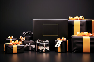 Black fryday discounts concept. 