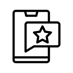 rating stars line icon illustration vector graphic. Simple element illustration vector graphic, suitable for app, websites, and presentations isolated on white background