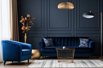 Foto op Plexiglas modern living room with sofa © Adobe Contributor