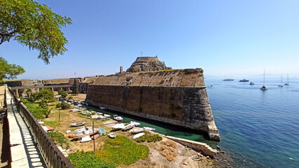 The Old Fortress of Corfu(Kerkyra) island, Ionian sea, Greece
