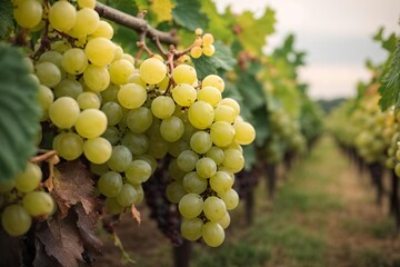 Fototapeta premium grapes on vine
