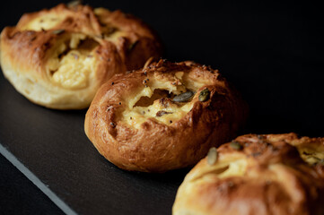 Romanian delicious cheese baked pies