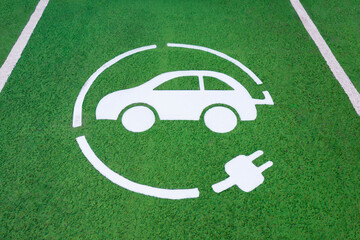 E-charging station car park