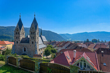 Fototapeta na wymiar view of the old town, Friesach, Carinthia, Austria