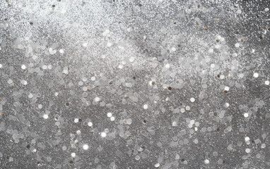 Obraz premium glitter shiny silver background wallpaper texture holiday festive