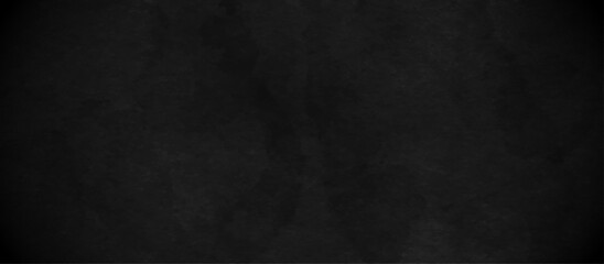 Fototapeta premium Dark black grunge wall charcoal colors texture backdrop background. Black Board Texture or Background. abstract grey color design are light with white gradient background. Old wall texture cement.