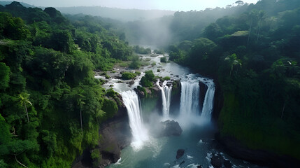 Fototapeta premium waterfall in the forest