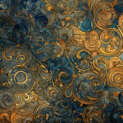 Watercolor Whimsy Soft Hues Merging in an Artistic Texture